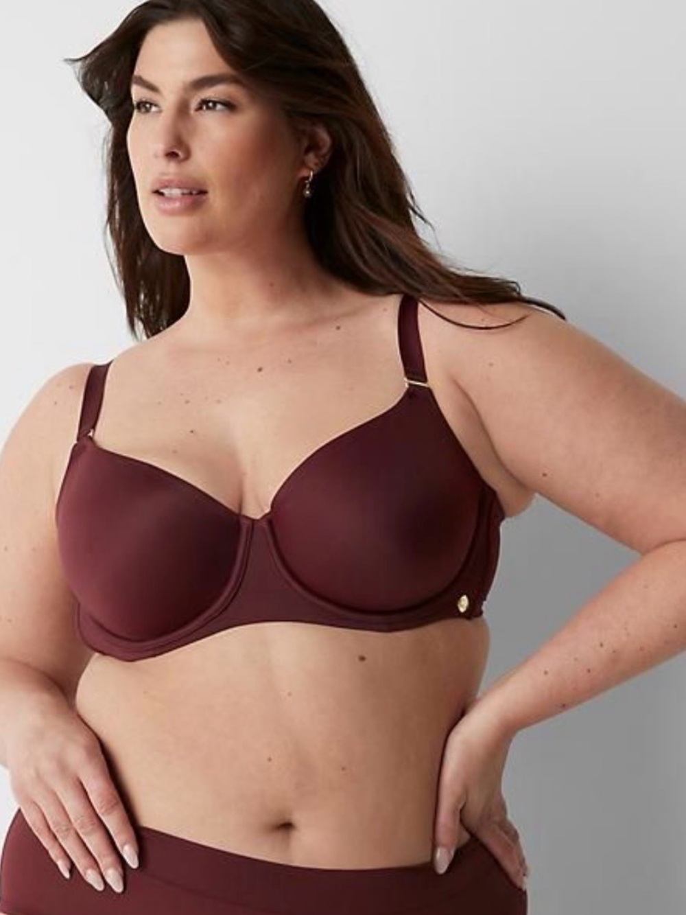 Cacique Smooth Underwire Bra in Wine